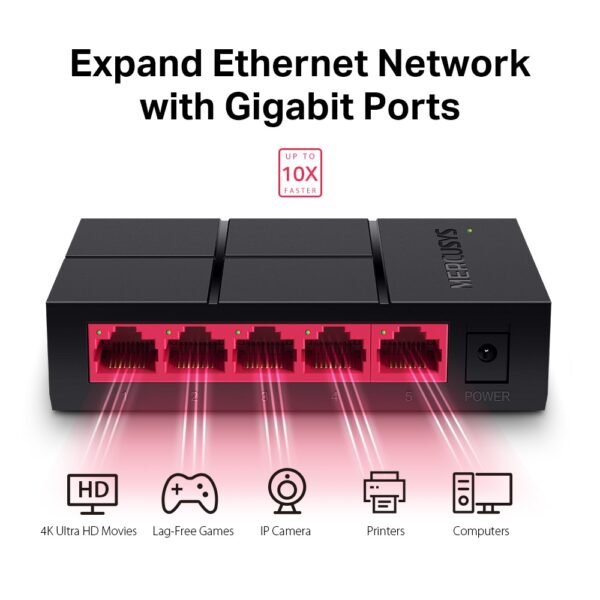 MS105G - 5 ports Gigabit – Image 2